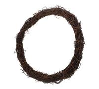 Anneome DIY Circle Wreath Wire Frame for Handmade Christmas and Easter Garland Rustic Rattan Ring for Indoor Outdoor Decor Versatile Craft Material for Wreath Making and Hanging