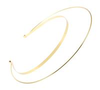 Anneome Double Goddess Headband with DIY Crown Base Elastic Metal Tiara for Wedding Bridal Prom Halloween Party Hair Accessory Stable and Hair Hoop