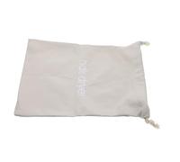 Anneome Drawstring Hair Dryer Storage Bag Capacity Organizer for Home Hotel Dormitory Dustproof Canvas Pouch with Embroidered English Label Multi Purpose Makeup and Personal Item Holder