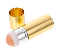 Anneome Dual-use Volcanic Stone Facial Massager and Oil-absorbing Roller with Makeup Sponge for Women Portable Skin Rolling Tool for Instant Oil Control and Makeup Reapplication