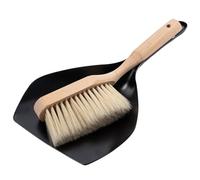 Anneome Dustpan Brush Set Includes Dustpan Soft Brush Broom for Desk Cleaning Portable