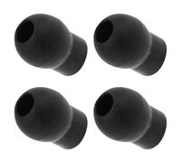 Anneome Earbuds Tips 4pcs Stethoscope Replacement Ear Pieces Universal Black PVC for Hospital Use