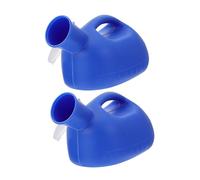 Anneome Elderly Urinal Bucket Set 2pcs Large Capacity Home Spittoon Lid Portable Odorless Easy to Carry