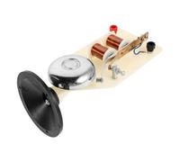 Anneome Electric Bell Experiment Kit for Physics Labs Electromagnetism Demonstrator with Clear Circuit Design Plated Contacts Science Classroom Electrical Experiment Equipment for School