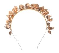 Anneome Elegant Leaf Hair Hoops Bridal Crown Wedding Hair Decor Alloy Headband Fine Workmanship Creating a Romantic Atmosphere for Graduation Time and Prom Daily Use