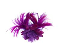 Anneome Elegant Purple Fascinator Hair Clip with Mesh Veil Small Top Hat Headpiece for Weddings Tea Parties and Vintage Style Events Lightweight and Comfortable Accessory