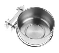Anneome Elevated Dog Feeder with Stainless Steel Bowl, Modern Raised Dog Bowls Better Digestion and Space-saving Design, for Kennel and Cage Use with Small Animals and Cats