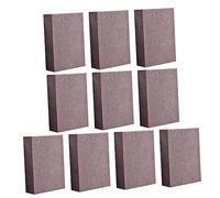 Anneome Emery Cleaning Sponges for Kitchen Rust Removal 10pcs 9.5x7cm Heavy-Duty Sanding Sponges Powerful Pot and Pan Scrubbing for Household Cleaning