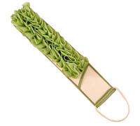 Anneome Exfoliating Back Towel for Shower Double-sided Skin-friendly Back Scrubber Bath Cloth for Smooth Skin Neck Shoulders Legs Cleaning and Oil Clog Prevention Green