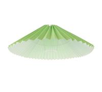 Anneome Fabric Pleated Bell Lampshade 320mm Green, 12.6"x8"x4.7" 1.7" Fitter, Replacement for Table, Bedside and Floor Lamps, Suitable for Living Room, Bedroom and Kitchen Lighting