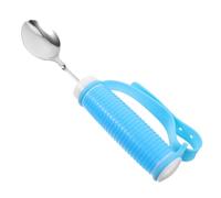 Anneome Feeding Spoon for Disabled People Elderly Spoon Soft Silicone Handle Adaptive Equipment for Tremble Assistance for Easy Eating for Disability Care