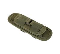 Anneome Flashlight Case Felt Cutlery Holder Accessory Flashlight Threaded Hose Special Caps Phone Holder Tripod Fastening Accessories Desktop Ring Stand Doormat Car Nylon Green
