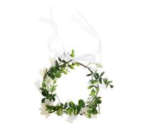 Anneome Flower Crown Bohemian Floral Headband Leaf Wreath for Women Wedding Party Fairy Crown Hair Flowers