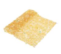 Anneome Foldable Crystal Nail Art Hand Rest Mat with Shiny Yellow Appearance for Manicure Tool Protecting Hands from Cosmetics for Nail Art and DIY Use