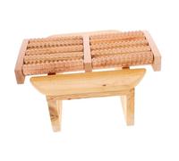 Anneome Foot Stool with Massager Multipurpose Bathing Footrest for Sauna Shower Durable and Safe Design for Adults Relax Tired Legs Posture for Pedicure Home Use