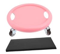 Anneome Four Wheel Ab Roller Board with Knee Mat for Men and Women Smooth Glide Abdominal Wheel Roller Fitness Equipment for Home Workout Enhanced Flexibility and Knee Trainer