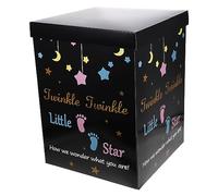 Anneome Gender Reveal Balloon Box Paper Material Chic Decor for Party Shower Games Black