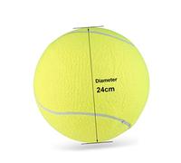Anneome Giant 9.5 Inches Inflatable Tennis Ball 24cm Pet Toy Soft Flannel Surface for Dog Play