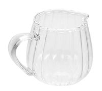 Anneome Glass Milk Pitcher Creamer Container Small Milk Dispenser for Coffee Use As Syrup Pourer