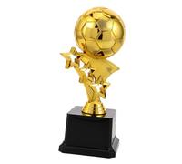Anneome Golden Football Trophy for Fans Precision Crafted Soccer Award for Student Competitions Home Display and Sports Tournament Souvenir Versatile Decorative Champion Souvenir
