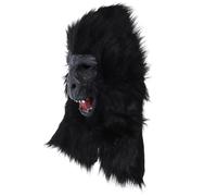 Anneome Gorilla Latex and Plush Material with Delicate Workmanship Halloween Cosplay Mask Black Novelty Special Shape Not Easy to Damage for Party Use Suitable for Different Groups