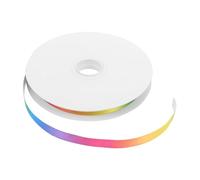 Anneome Gradient Rainbow Double-Sided Satin Ribbon Yards Iridescent Polyester for Wrapping DIY Crafting Holiday Decorations Stylish Vibrant Rainbow Design