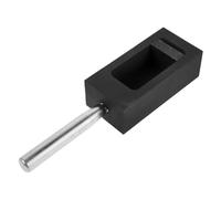 Anneome Graphite Ingot Mold with Handle for Aluminum Copper Casting High Purity Graphite Metal Casting Tool Durable DIY Non Ferrous Metal Mold for Melting and Pouring