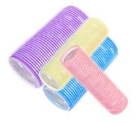 Anneome Hair Rollers and Sticky Touch Fastener 4pcs Hair Styling Curlers with Aluminum Sheet Creates Three-dimensional Hairstyle and Even Heat Distribution Portable and Easy for Women