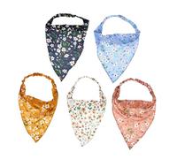 Anneome Hair Scarves Headbands Floral Printed 5pcs for Women Triangle Assorted style Elastic Fabric Good Air Permeability and Comfortable Fit Assorted style Suitable for Taking Photos and Dating