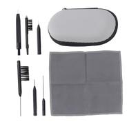 Anneome Hearing Aid Cleaning Kit Set with Brush Wax Remover Vent Cleaner Screwdriver for Earwax Removal Portable Hearing Aid Care Tools for Personal and Use Random Color