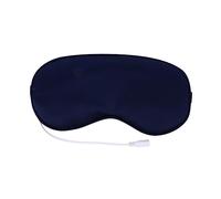 Anneome Heated Eye Mask USB with Thermostatic Function Dark Eye Pad for Dry Eyes Lightweight Blindfold Convenient USB Powered Eye Relief for Relaxation