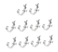 Anneome Heavy Duty Adjustable Light Clamps 4.7 Inch Aluminum Alloy Hooks for Stage and Dj Lighting Supporting Par and Moving Head Light Fixtures