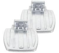 Anneome Heavy Duty Wheelchair Footrest Pad Sturdy Replacement Pedal for Elderly Patients Universal Elevating Leg Rest Non-Slip Design
