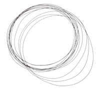 Anneome High Temperature Tungsten Wire 1mm Thick 8m Roll Fire Resistant Kiln Accessory for Ceramic Jewelry Firing and Pottery Crafting Tools with 5g Load Capacity