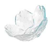 Anneome Japanese Glass Dappen Dish for Nails with Stable Brush Holder Compact Gradient Blue Nail Mixing Cup for Manicure Use for Liquid and Powder Mixing