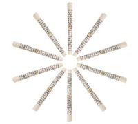 Anneome Jewish Mezuzah Scroll 10pcs Doorpost Scripture 2.95x0.39 Inch Hebrew Paper Roll with Rope for Home Interior Environments