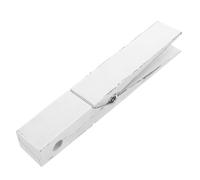 Anneome Jumbo Wooden Clothespin Towel Holder for Bathroom, White Rustic