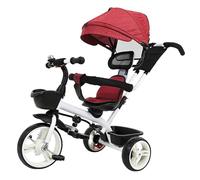 Anneome Kids Tricycle Sunshade Adjustable Toddler Stroller for Ages 1-3 Lightweight Tricycle Bike for Outdoor Fun