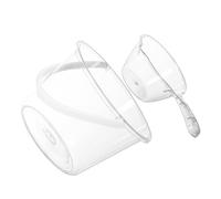 Anneome Large Capacity Portable Water Bucket with Handle and Scoop Multipurpose Plastic Water Container for Cleaning Gardening Camping Dormitory and Home Use and Practical Design