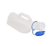 Anneome Large Capacity Urinal Pot Plastic Urine Bottle for Male Female Patients Bedridden Elderly Portable Spill-Resistant Potty with Ergonomic Design