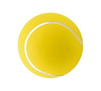 Anneome Latex Puppy Teething Chew in Yellow, Tennis Shape Pet Chewing that Attracts Pets and Prevents Biting Other Things, for Dog Play and Dental Health