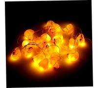 Anneome LED Turkey String Lights Warm Battery Operated Decorative Pendant for Thanksgiving Christmas Autumn Party Harvest Festival Indoor Outdoor Decor LEDs
