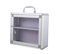 Anneome Locking Medicine Box Wall Mounted Multi Storage Case for Community Use Household Medication Organizer Lightweight Professional Lockable Supply