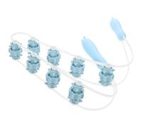 Anneome Manual Blue Roller Massage Stick for Back, Legs, and Shoulders - Handheld Pull Back Strip Muscle Massager for Trigger Point Therapy and Muscle Relief