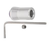 Anneome Meditation Accessories Tuning Accessory 12Mm Silver Tuning Fork with Amethyst Base for Holistic Healing and Yoga Practice