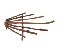 Anneome Metal Birds Garden Ornaments Featuring Natural Wood Craft Branches a Finger Shape, for Indoor Spaces and Housewarming as Unique Rustic Farmhouse Wall Decor and Photo Prop