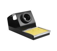 Anneome Metal Soldering Iron Stand with Cleaning Sponge Quick Heat Dissipation Holder for Wood Burning Pen and Soldering Tools Organizer Rack for Workshop and Outdoor Use