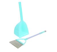 Anneome Mini Broom and Dustpan Set for Cleaning Tool for Kitchen and Bathroom Safe Rounded Edges Adorable Design for Role Play Essential for Preschools and Homes