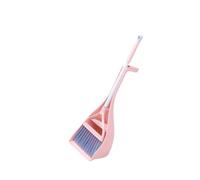Anneome Mini Dustpan and Broom Set, Red Pp Material Cleaning , Educational Housekeeping Tools for Family Obligations