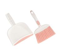 Anneome Mini Dustpan and Brush Small Broom with High Hardness and Toughness Keyboard and Desktop Cleaning Tool for Car Interior Pet Hair and Digital Device Dust Removal Cute and Easy Grip
